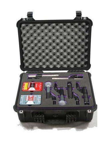 Skrzynia walizka case na mikrofony