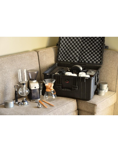 Skrzynia walizka case na kawiarkę i...