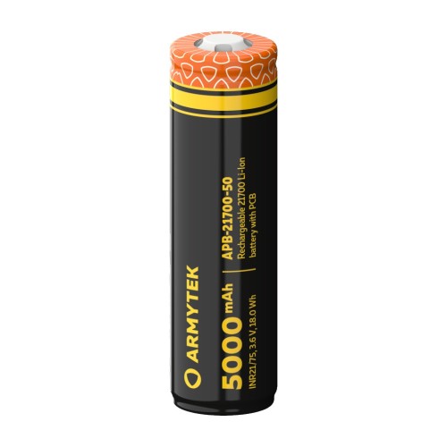 Akumulator Armytek 21700 Li-Ion 5000 mAh z zabezpieczeniem PCB (zabezpieczony) — zdjęcie 1 z 1