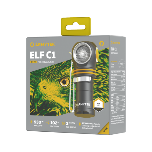 Armytek Elf C1 USB-C (ciepłe światło) — zdjęcie 5 z 6
