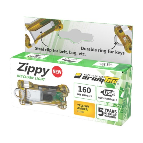 Latarka brelokowa Armytek Zippy Yellow Amber — zdjęcie 4 z 6