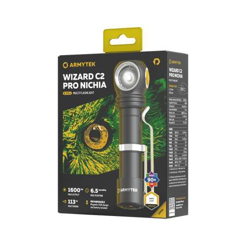 Armytek Wizard C2 Pro Nichia (ciepłe światło) — zdjęcie 6 z 6