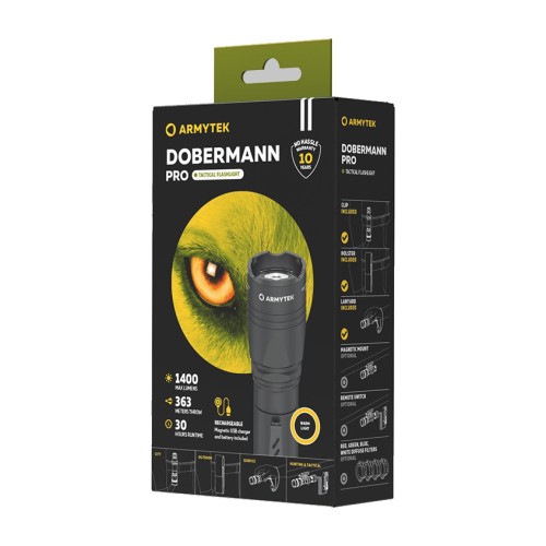 Armytek Dobermann Pro Magnet USB Warm — zdjęcie 3 z 6