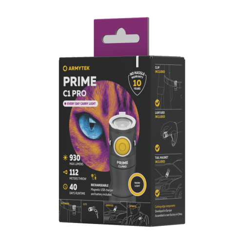Armytek Prime C1 Pro Magnet USB Warm — zdjęcie 3 z 6