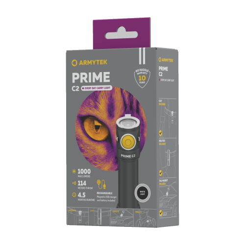Armytek Prime C2 Magnet USB White — zdjęcie 4 z 6