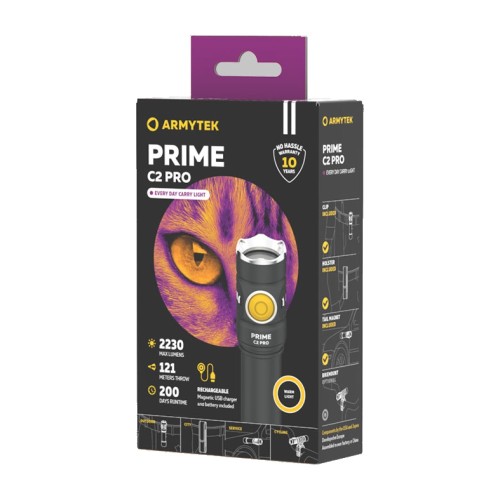 Armytek Prime C2 Pro Magnet USB (warm light) — zdjęcie 4 z 6