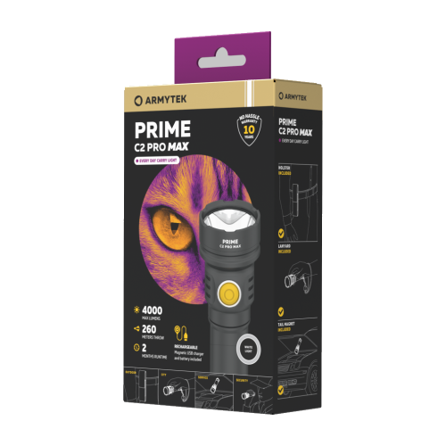 Armytek Prime C2 Pro Max Magnet USB Warm — zdjęcie 4 z 6
