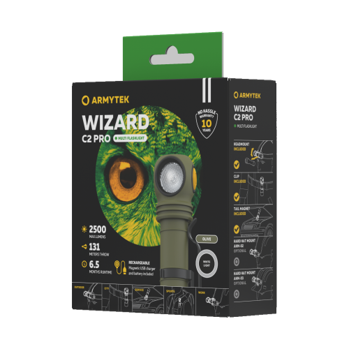 Armytek Wizard C2 Pro Olive — zdjęcie 4 z 6