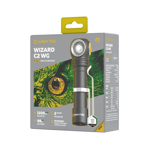 Armytek Wizard C2 WG Magnet USB  White — zdjęcie 6 z 6