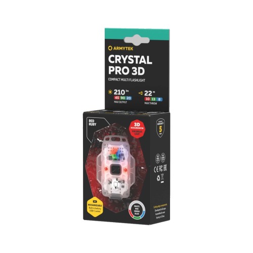 Armytek Crystal Pro 3D (Red Ruby) — zdjęcie 5 z 6