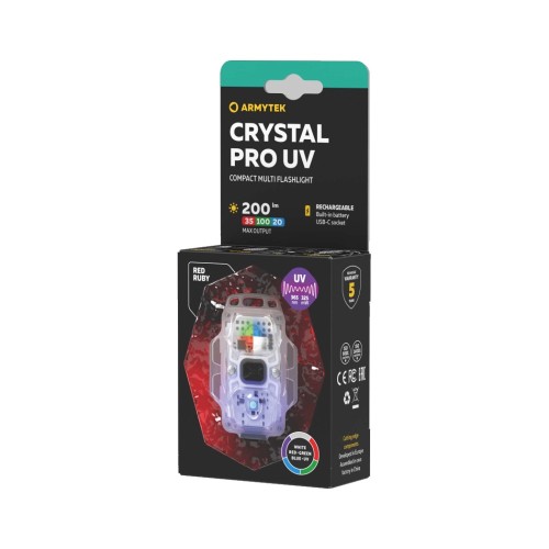 Armytek Crystal Pro UV Red — zdjęcie 4 z 6